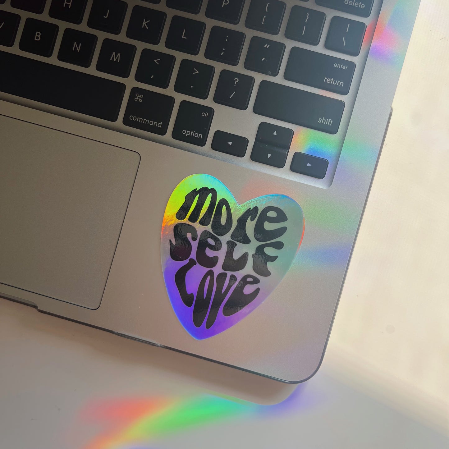 MORE SELF LOVE HOLOGRAPHIC STICKER