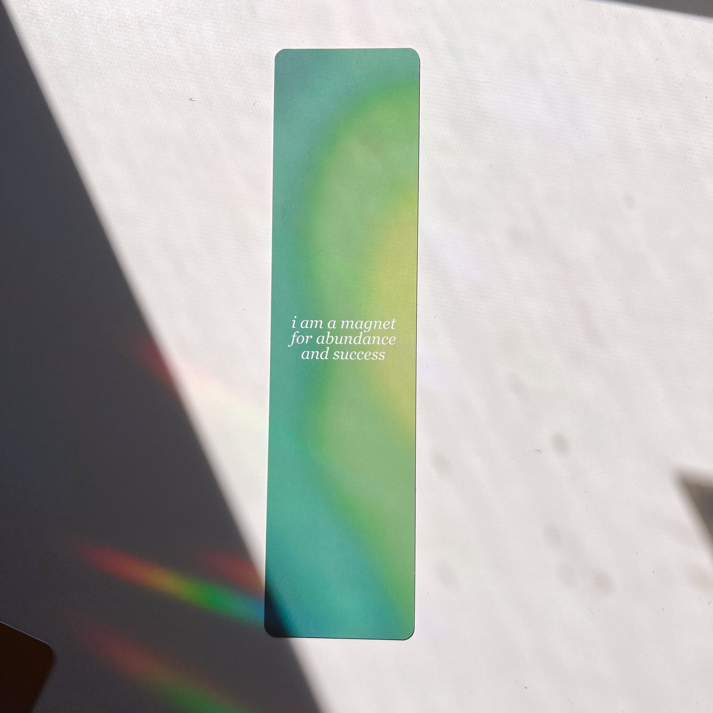 I AM A MAGNET FOR ABUNDANCE & SUCCESS BOOKMARK