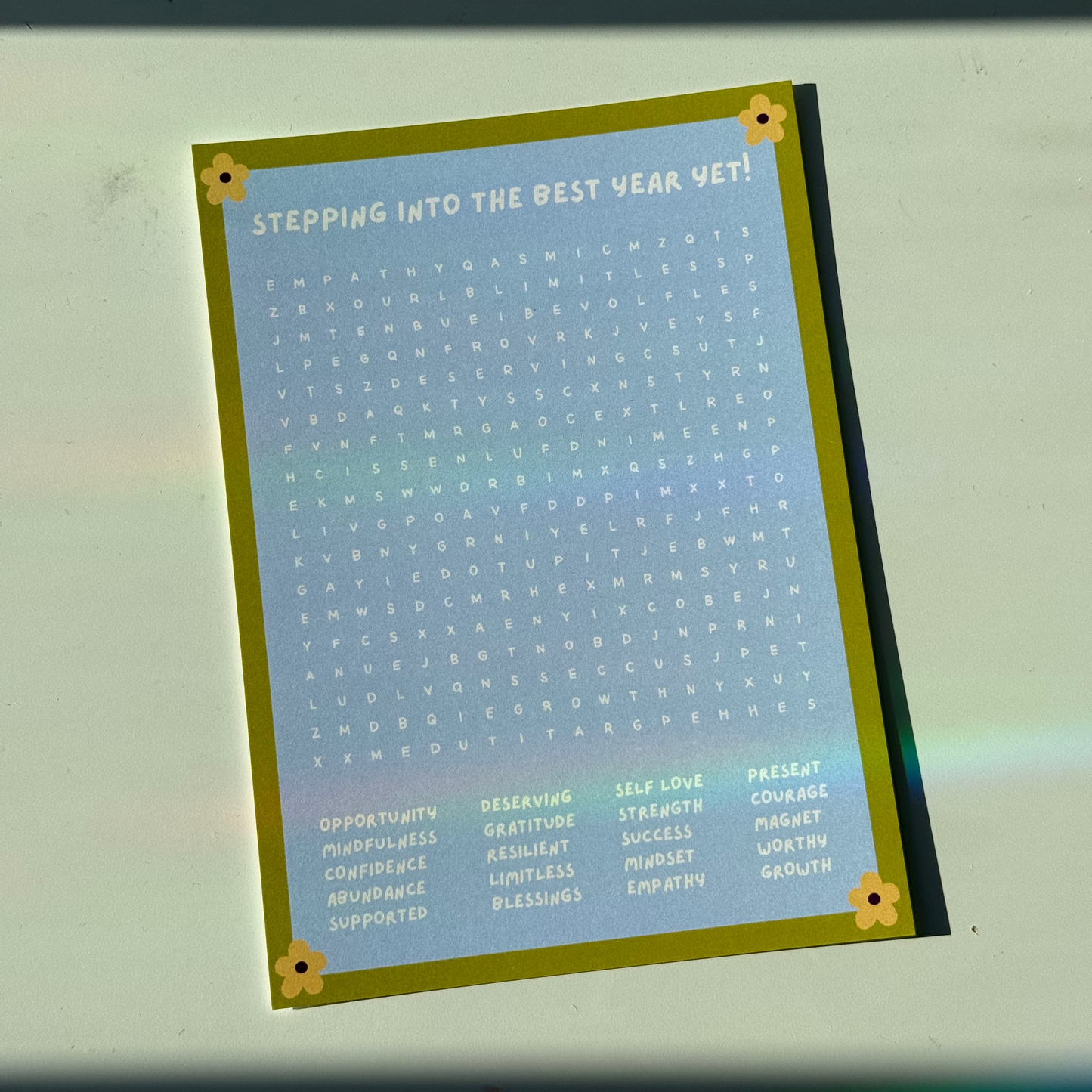 AFFIRMATION WORD SEARCH