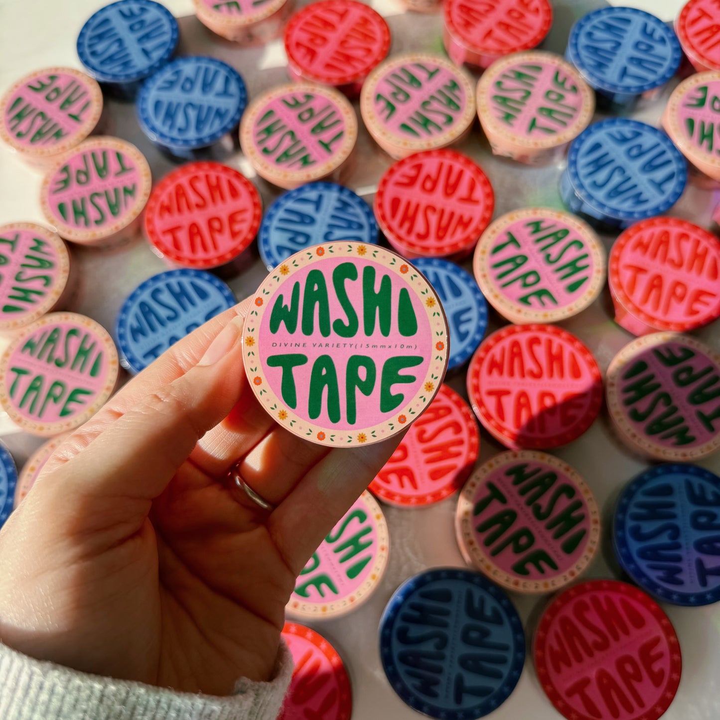 VINTAGE FLOWERS WASHI TAPE