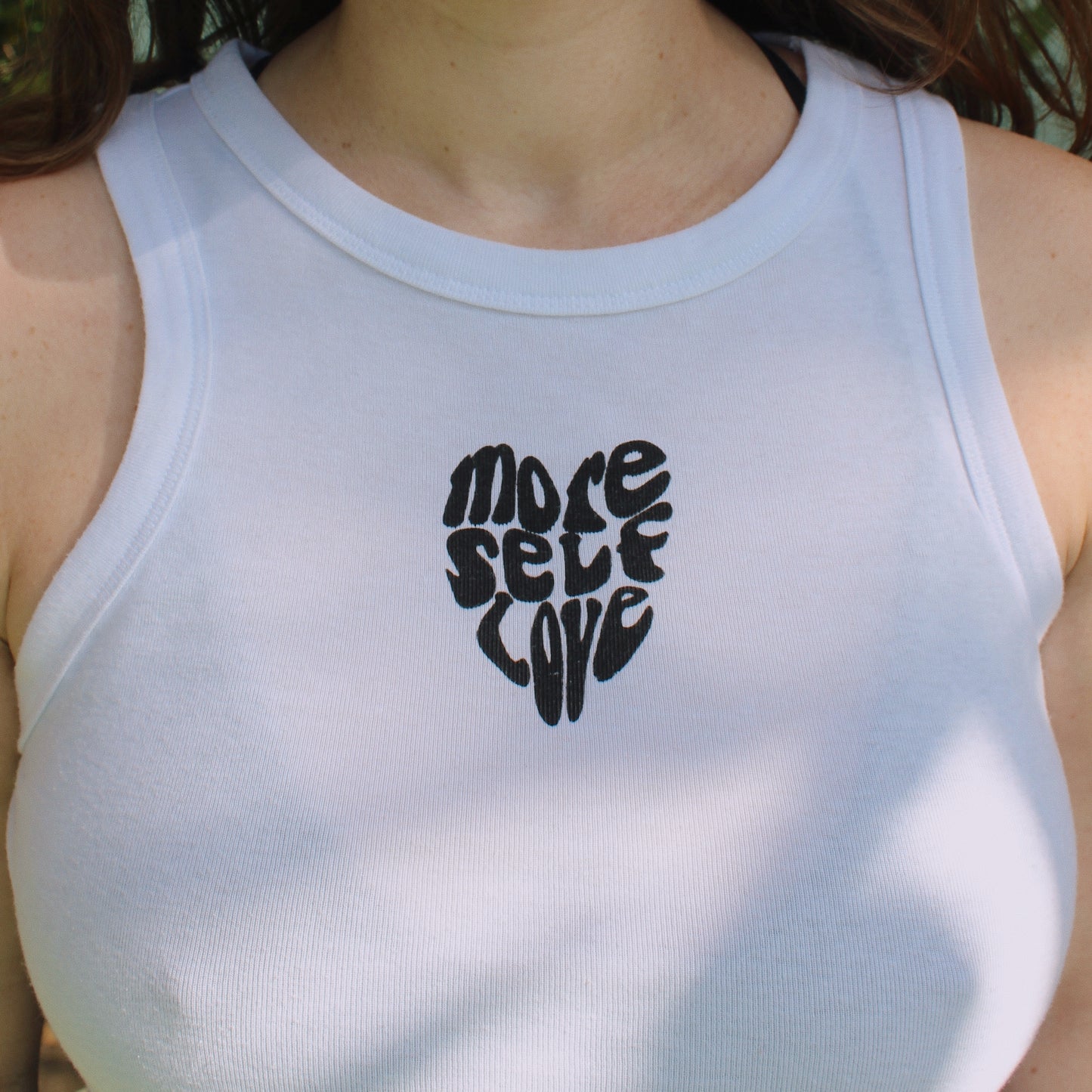 MORE SELF LOVE TANK (WHITE)