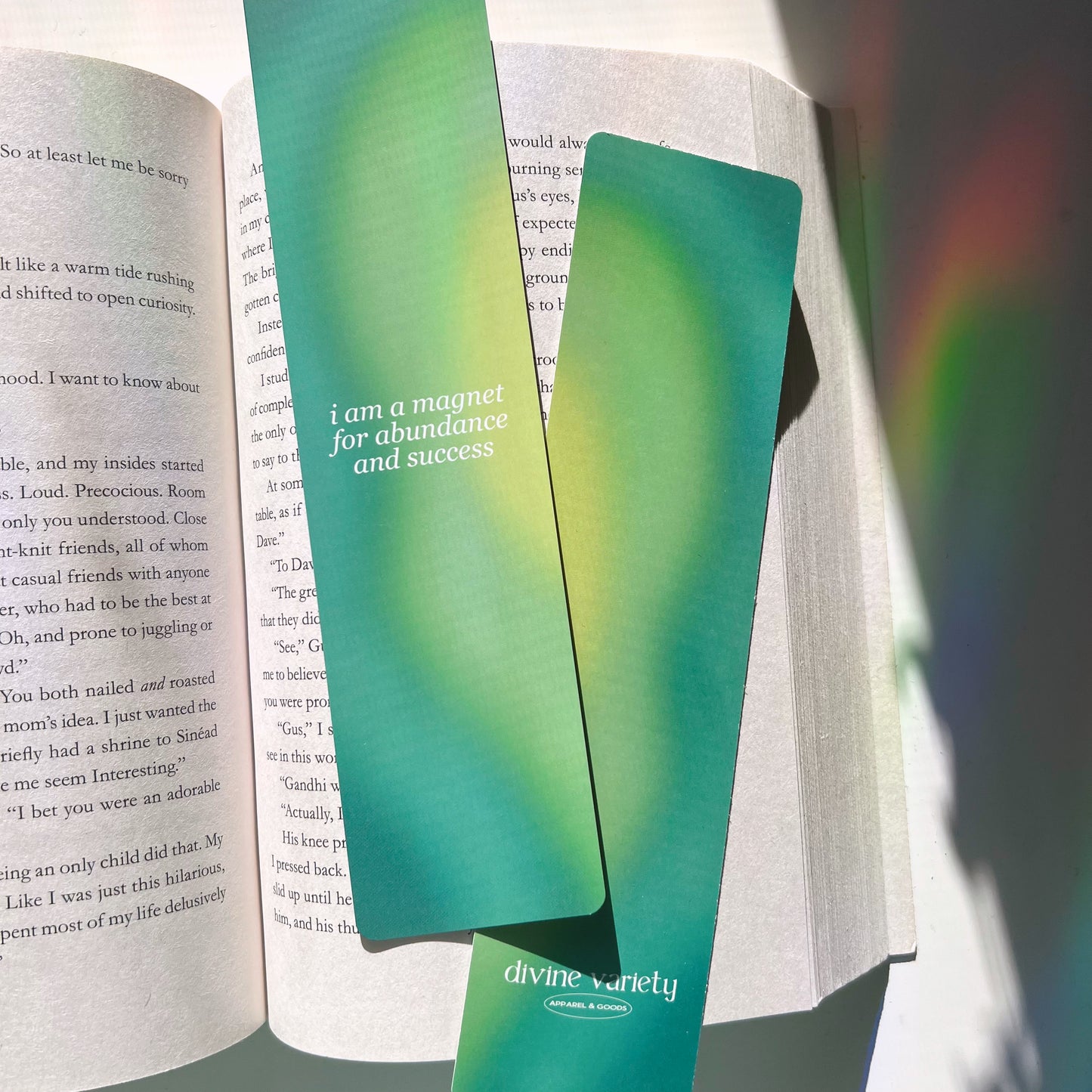 I AM A MAGNET FOR ABUNDANCE & SUCCESS BOOKMARK
