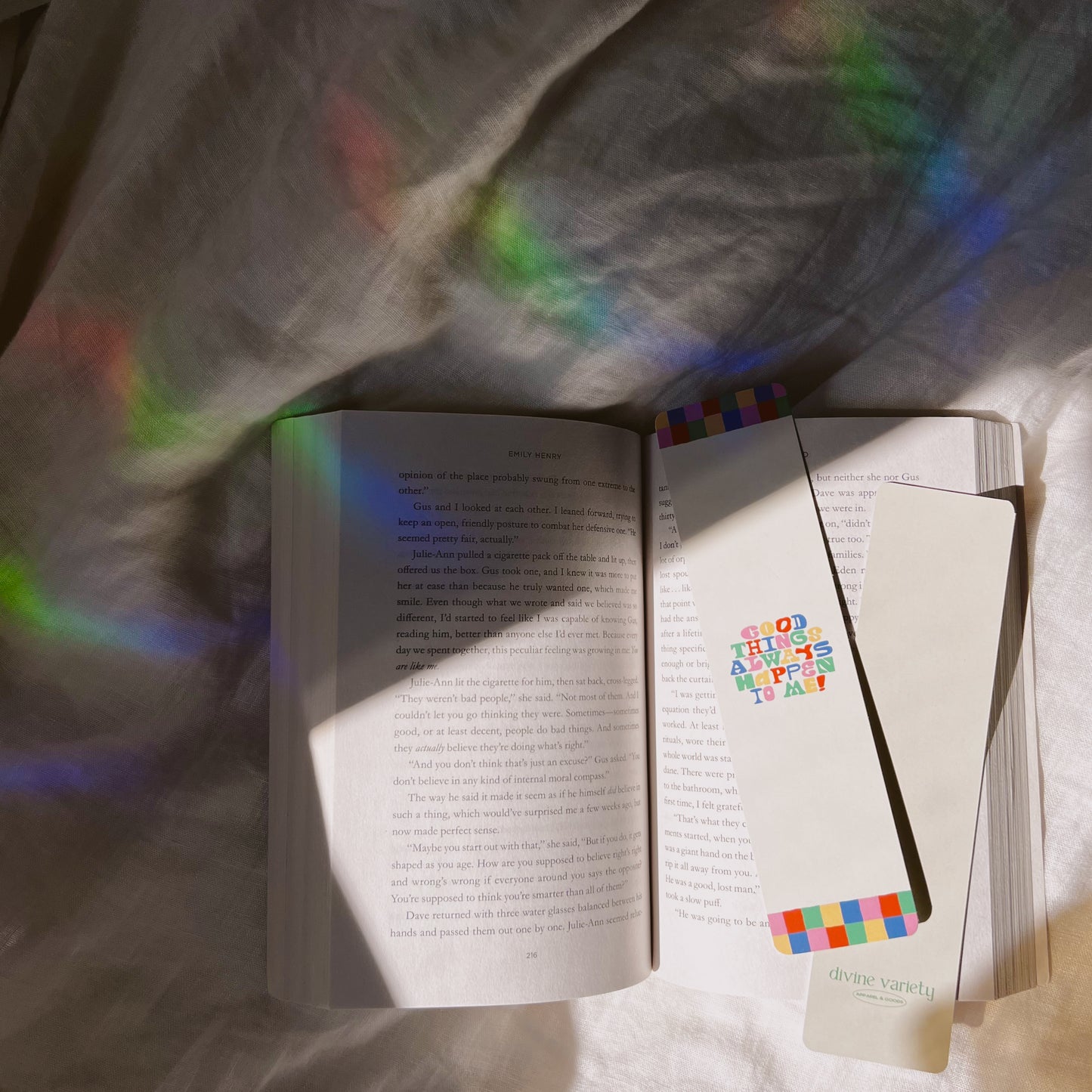 GOOD THINGS ALWAYS HAPPEN TO ME BOOKMARK