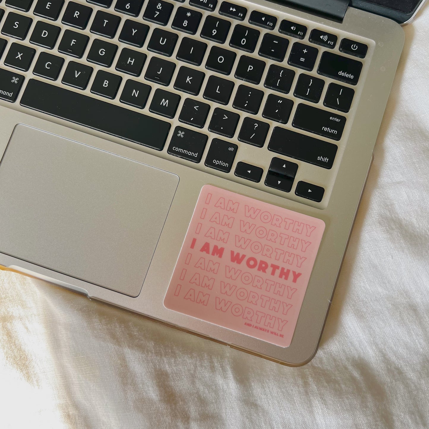 I AM WORTHY STICKER