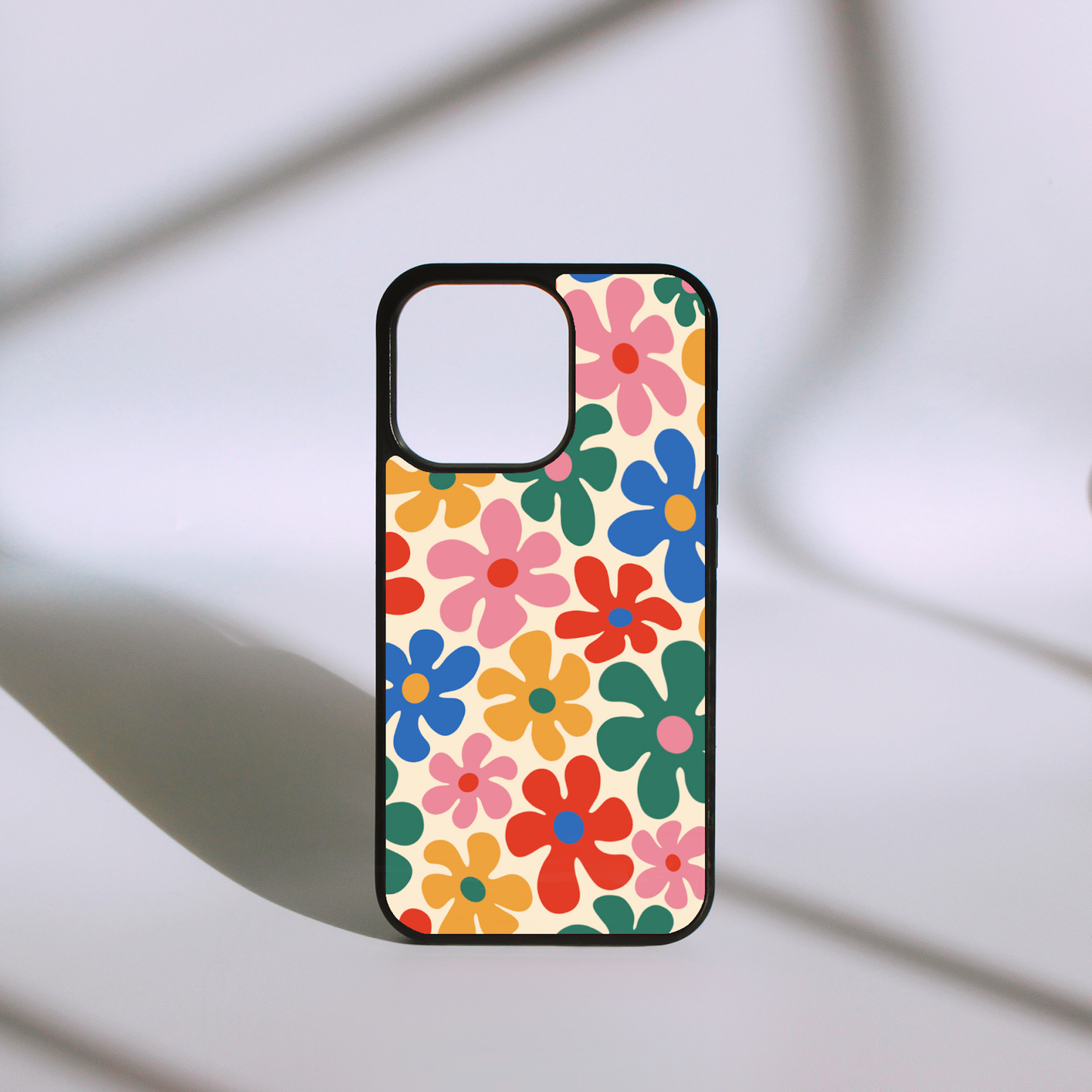 RETRO FLOWERS PHONE CASE