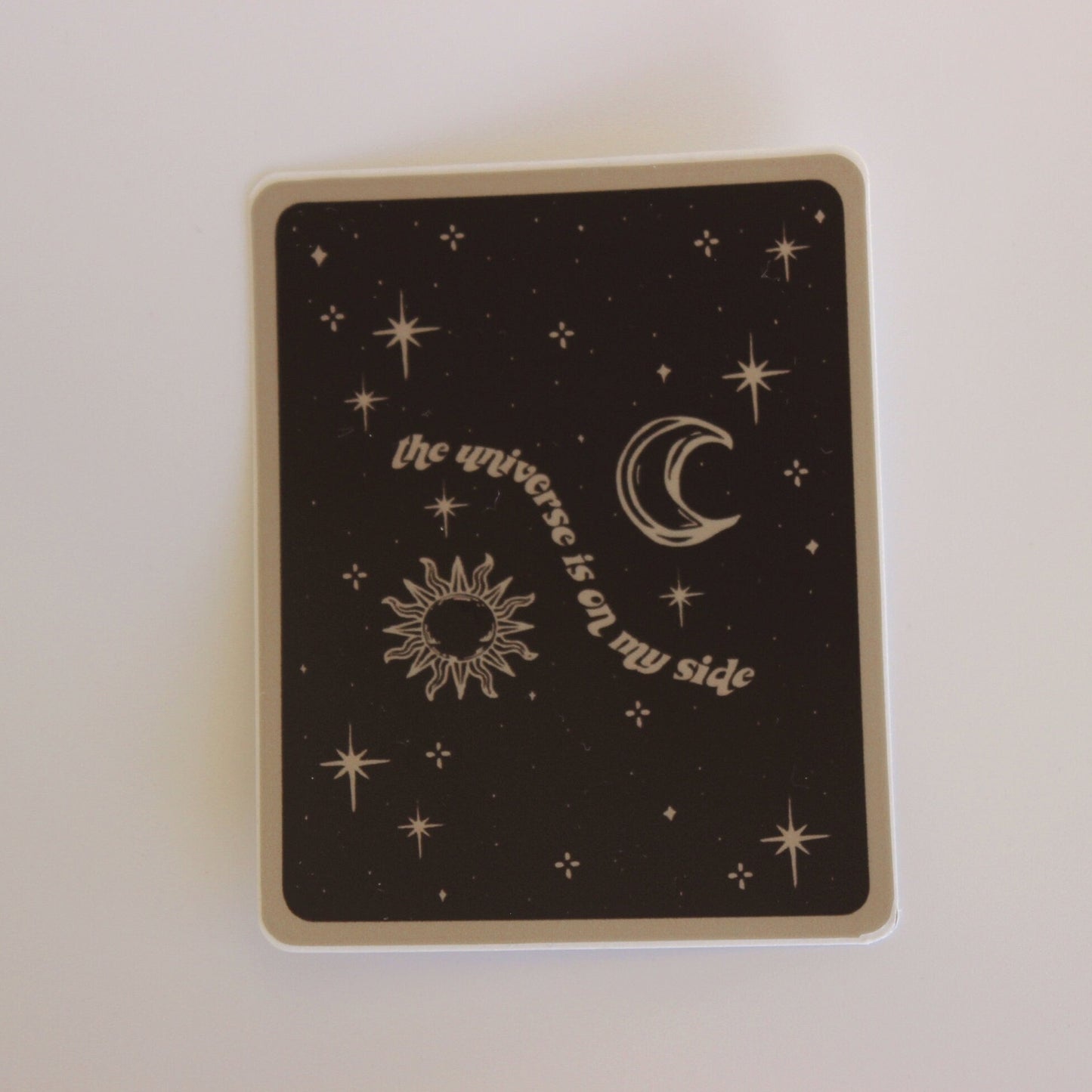 sticker, vinyl sticker, waterproof sticker, laptop sticker, water bottle sticker, hydroflask sticker, sticker pack, sticker bundle, decal, affirmation, universe, stars, moon, sun, galaxy, constellations, astrology