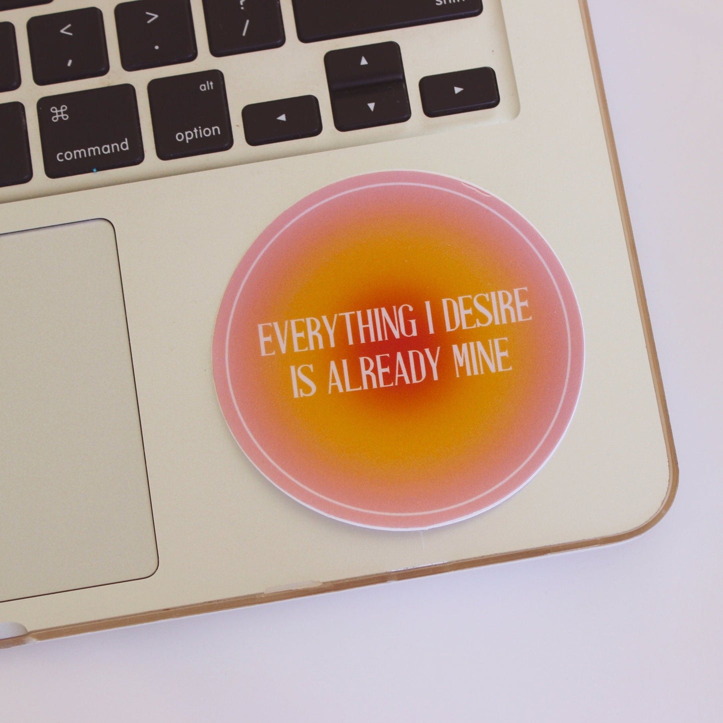 sticker, vinyl sticker, waterproof sticker, laptop sticker, water bottle sticker, hydroflask sticker, sticker pack, sticker bundle, decal, affirmation, everything happens for a reason, gradient