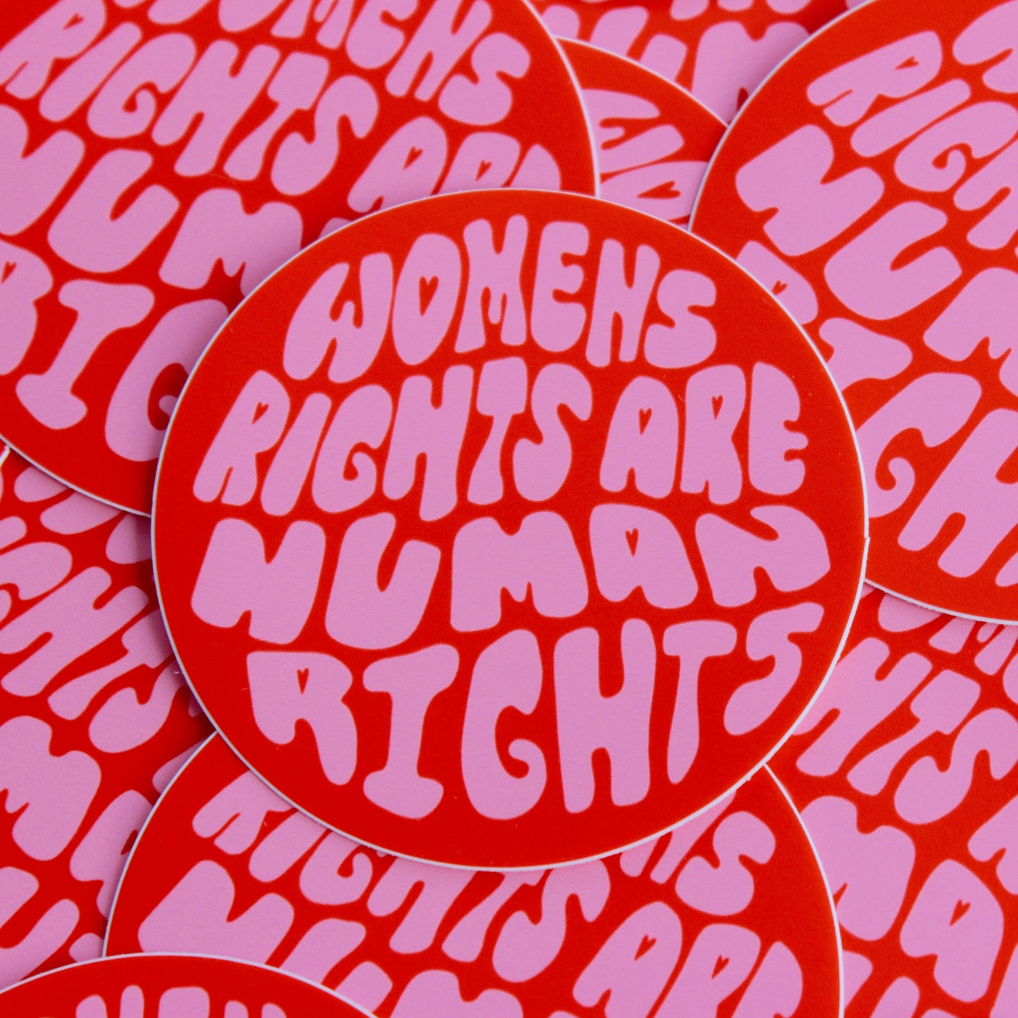 women's rights are human rights sticker